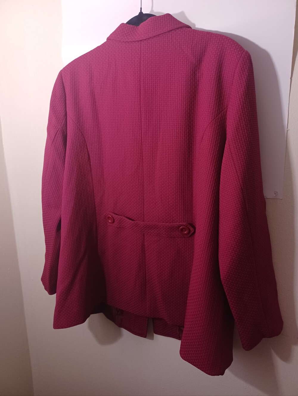BFA Women's Structured Raspberry Blazer New 3X - Picture 6 of 11